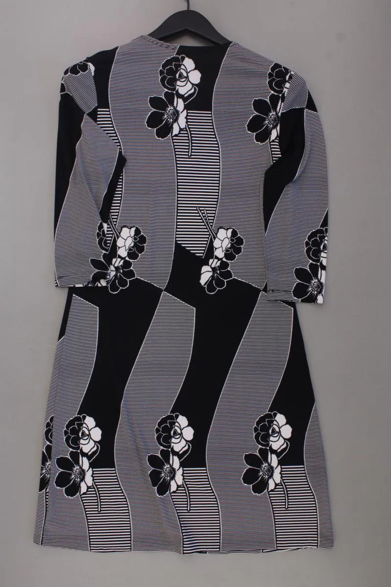 Cosima Stretchkleid Gr. 38 gestreift 3/4 Ärmel schwarz