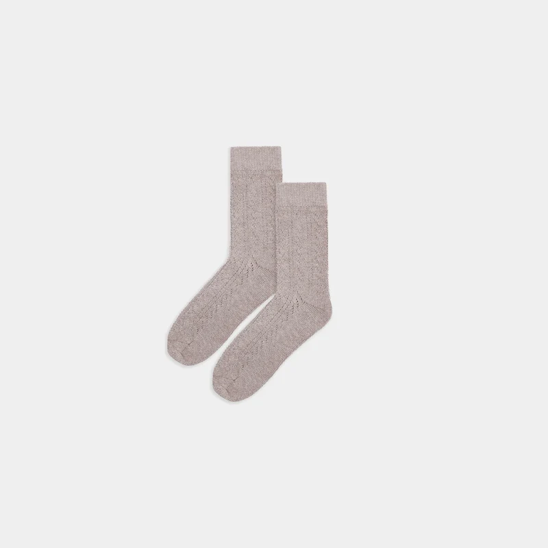 Pointelle Socken (3er-Pack) - Bunt