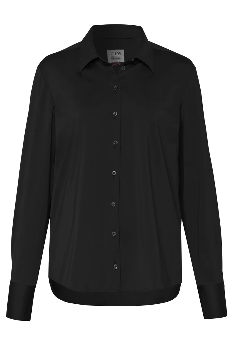 3387-91901 - Functional Oversize Bluse - schwarz