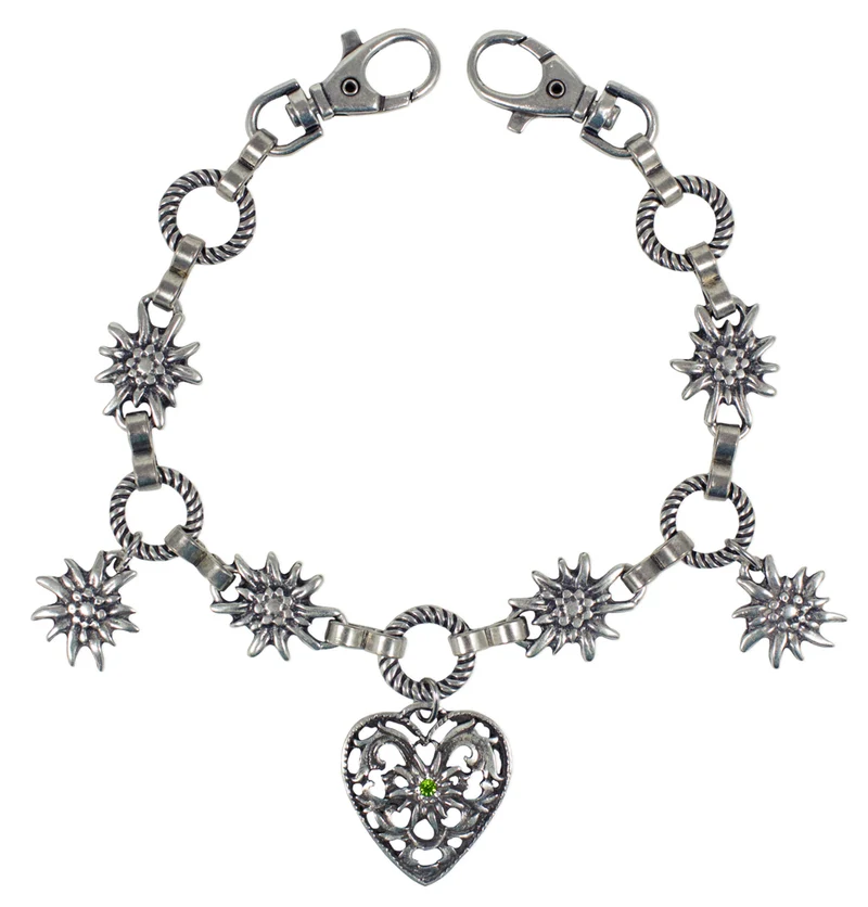 Charivari Kette mit Herz - Hellblau