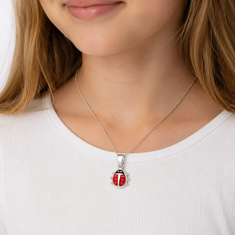 LUISIA Kettenanhänger Marienkäfer - 925 Sterling Silber