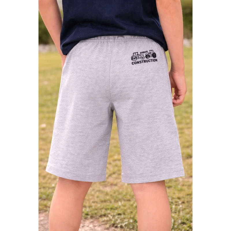 BONDI Bermuda Shorts "Hard Work" für Jungen 33154 - Grau | Kurze Kinderhose