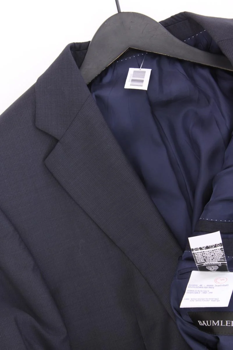 BÄUMLER Wollsakko für Herren Gr. Langgröße 106 blau