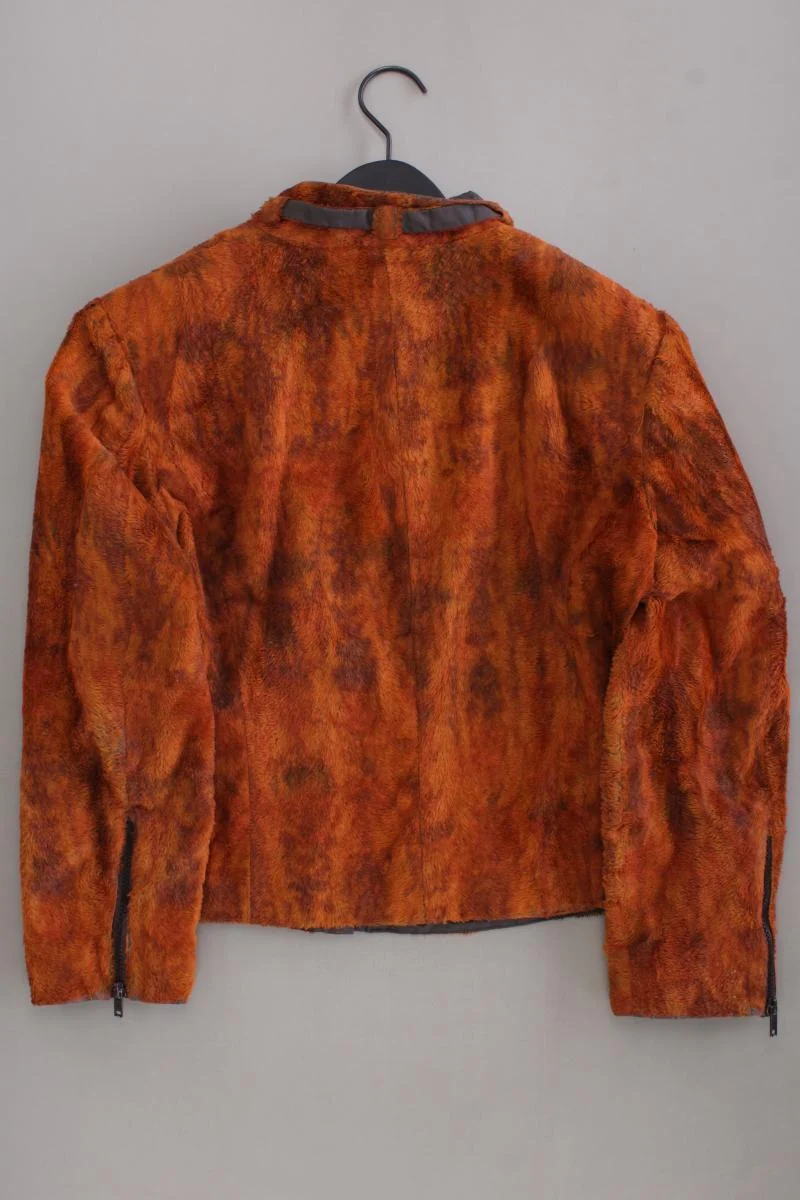 Viventy Bernd Berger Kunstfelljacke Gr. 40 orange aus Baumwolle