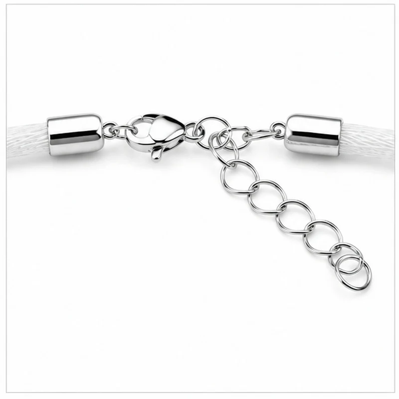 LUISIA® Kinder Halskette "Edelweiß" mit Kristallen von Swarovski® | Weiß