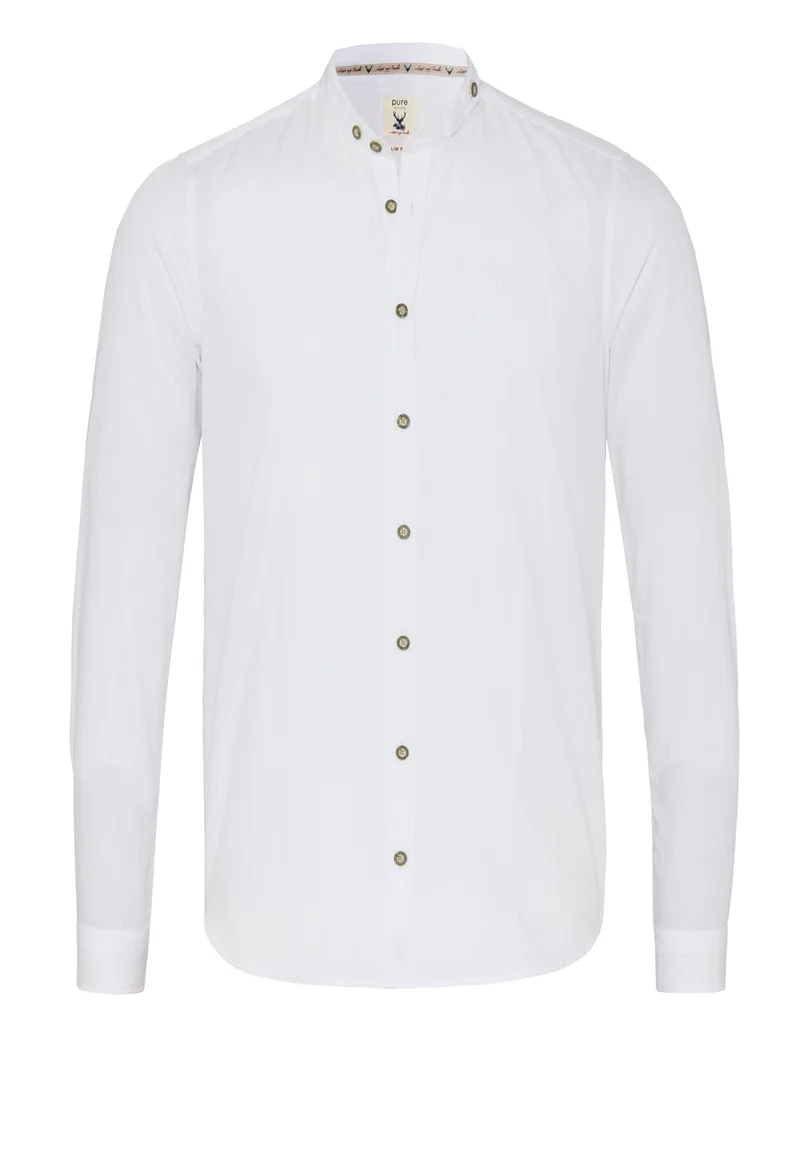 5013-21692 - Tracht Hemd Slim Fit - weiß