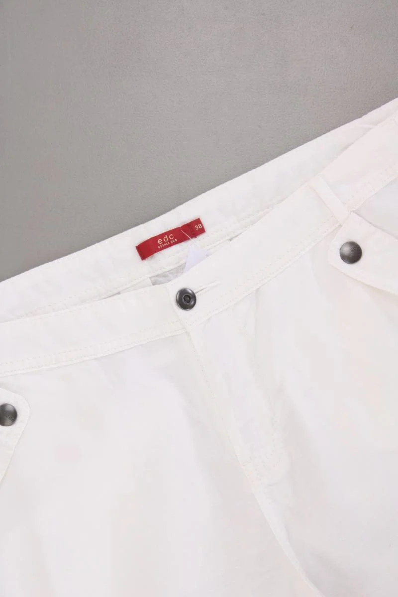 edc by Esprit 3/4 Hose Gr. 38 weiß aus Baumwolle