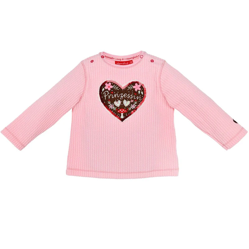 BONDI Mädchen Sweatshirt "Prinzessin" 86618 - Rosa | Pullover