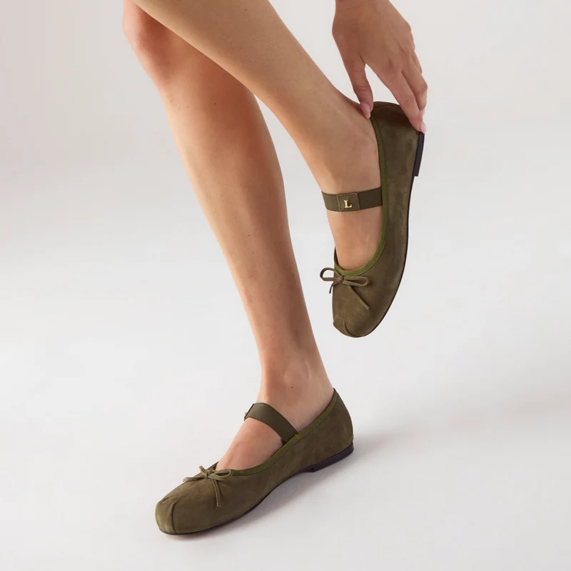 Juna Ballerinas - Olivgrün