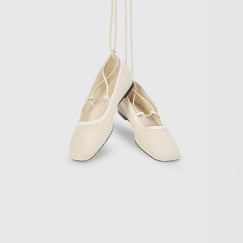 Athena Ballerinas - Weißgrau