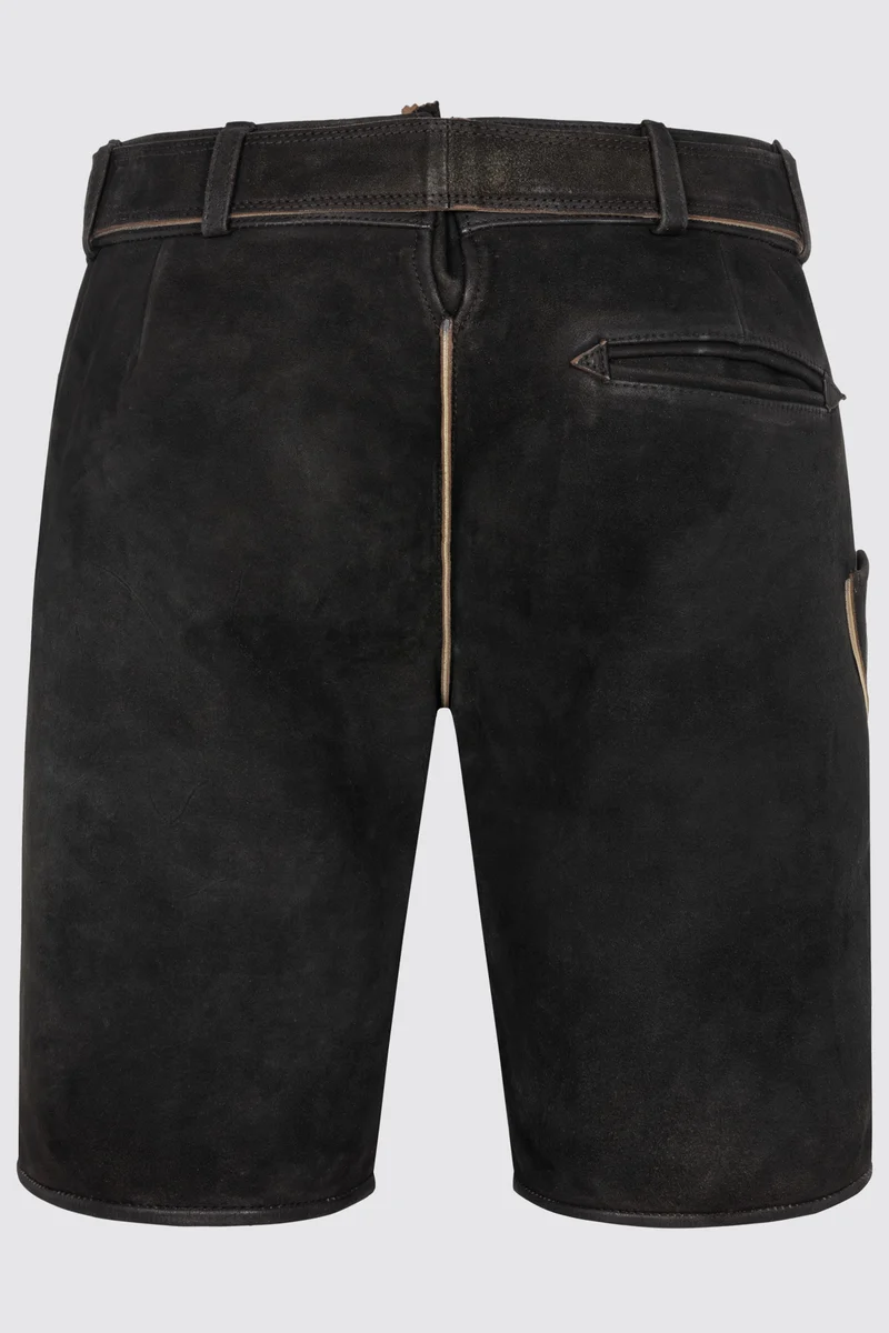 Herren Lederhose CAELIUS % mit Gürtel - Krüger Buam - 963769-000-0076