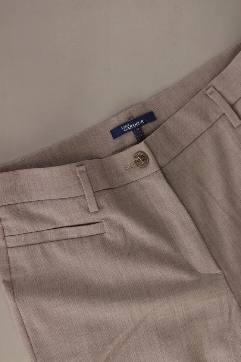 Atelier Gardeur Anzughose Gr. 38 braun aus Polyester