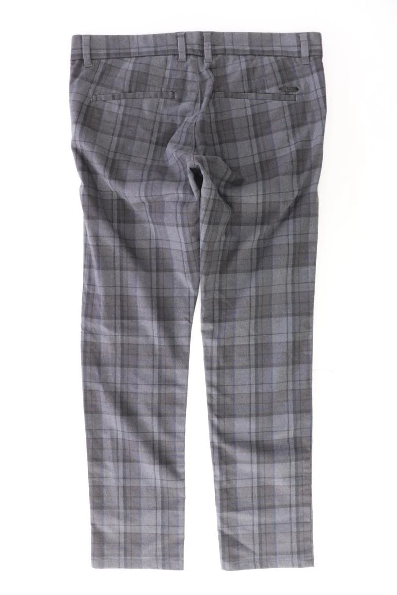 edc by Esprit Hose für Herren Gr. W32/L32 kariert grau aus Baumwolle