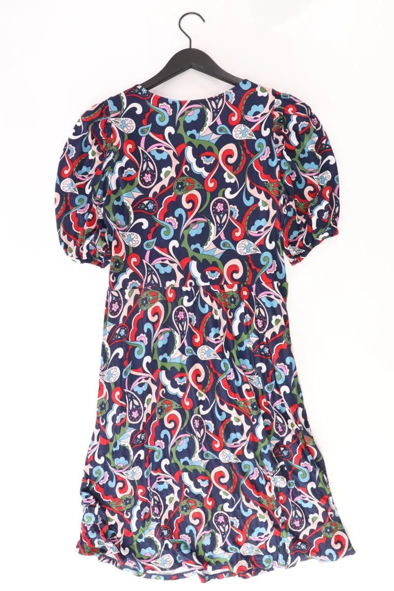 Boden Jerseykleid Gr. 40 mit Paisleymuster Kurzarm mehrfarbig aus Baumwolle