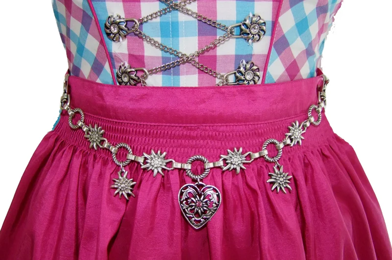 Charivari Kette mit Herz - Olivgrün