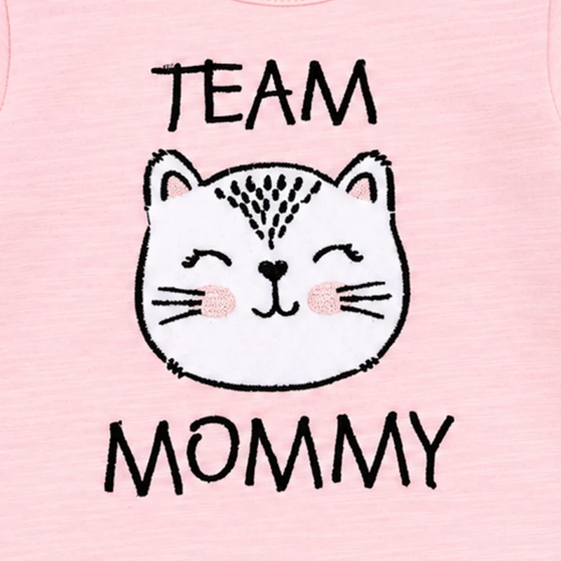BONDI Baby Langarmshirt "Kätzchen" 93701 - Apricot / Schwarz | Pullover