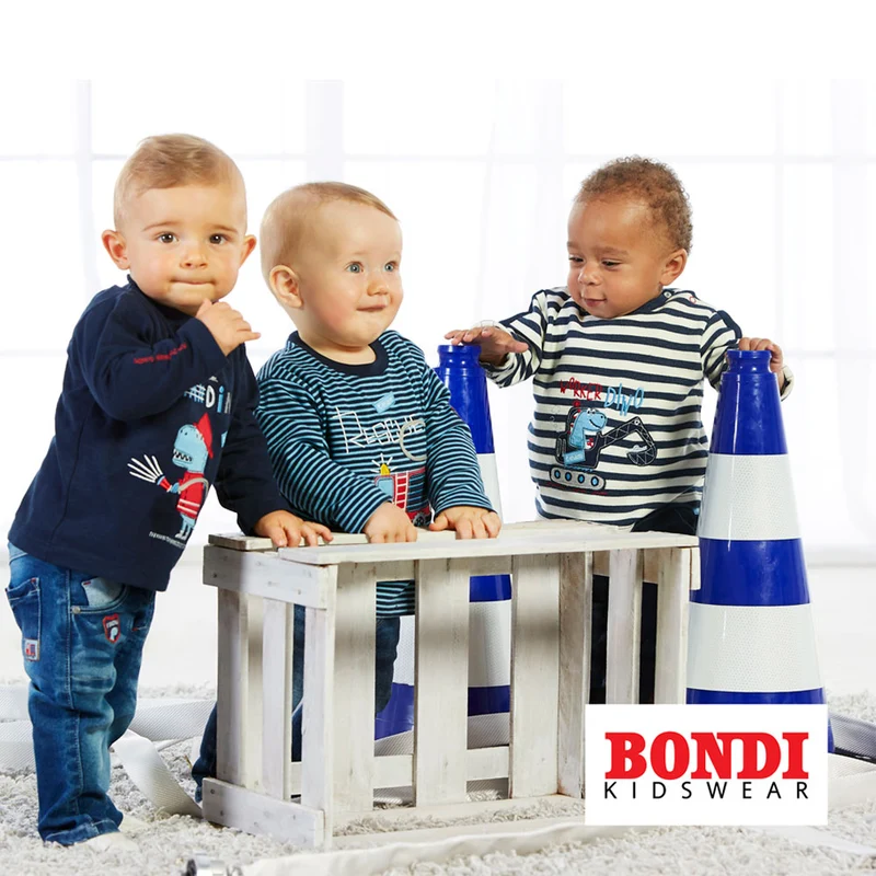 BONDI Baby Jacke "Bär" mit Kapuze 93760 | Navy