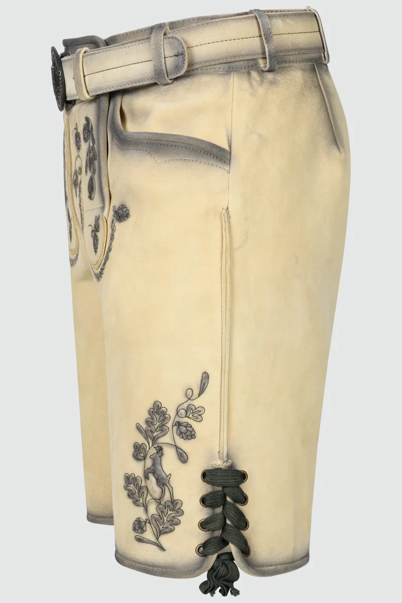 Herren Lederhose NOLAN % mit Gürtel - Krüger Buam - 963069-000-0071