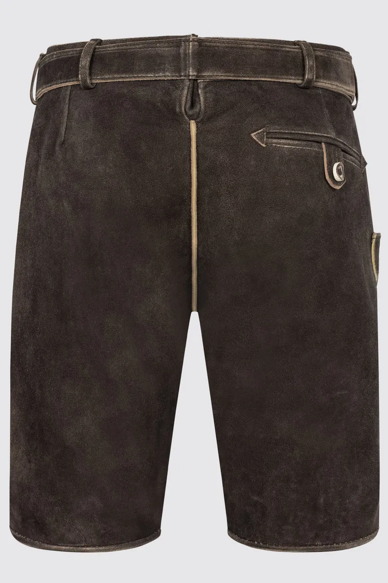 Herren Lederhose ADREON mit Gürtel - Krüger Buam - 961969-000-0076