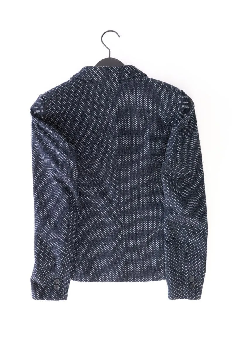 Esprit Regular Blazer Gr. 36 gepunktet blau aus Polyester
