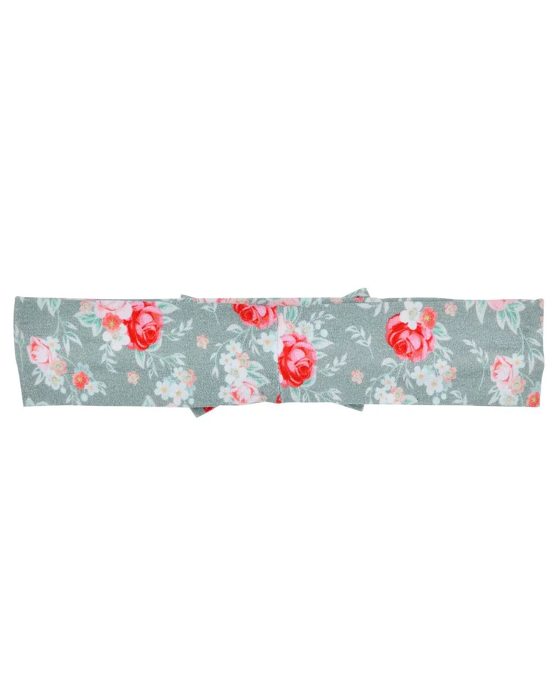 BONDI Baby Kinder Stirnband "Blumenallover" 93739 | Rosewood Rosa