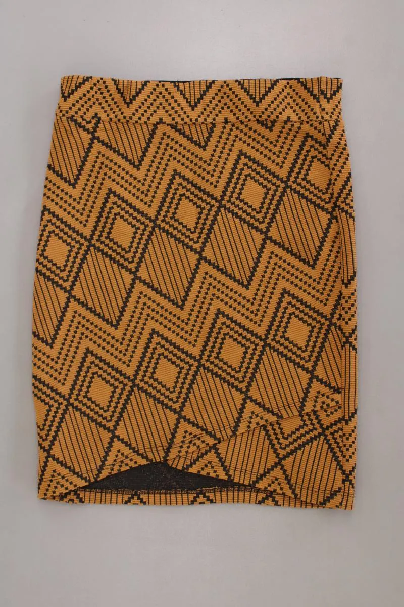 Stradivarius Stretchrock Gr. XS neu mit Etikett gelb aus Polyester