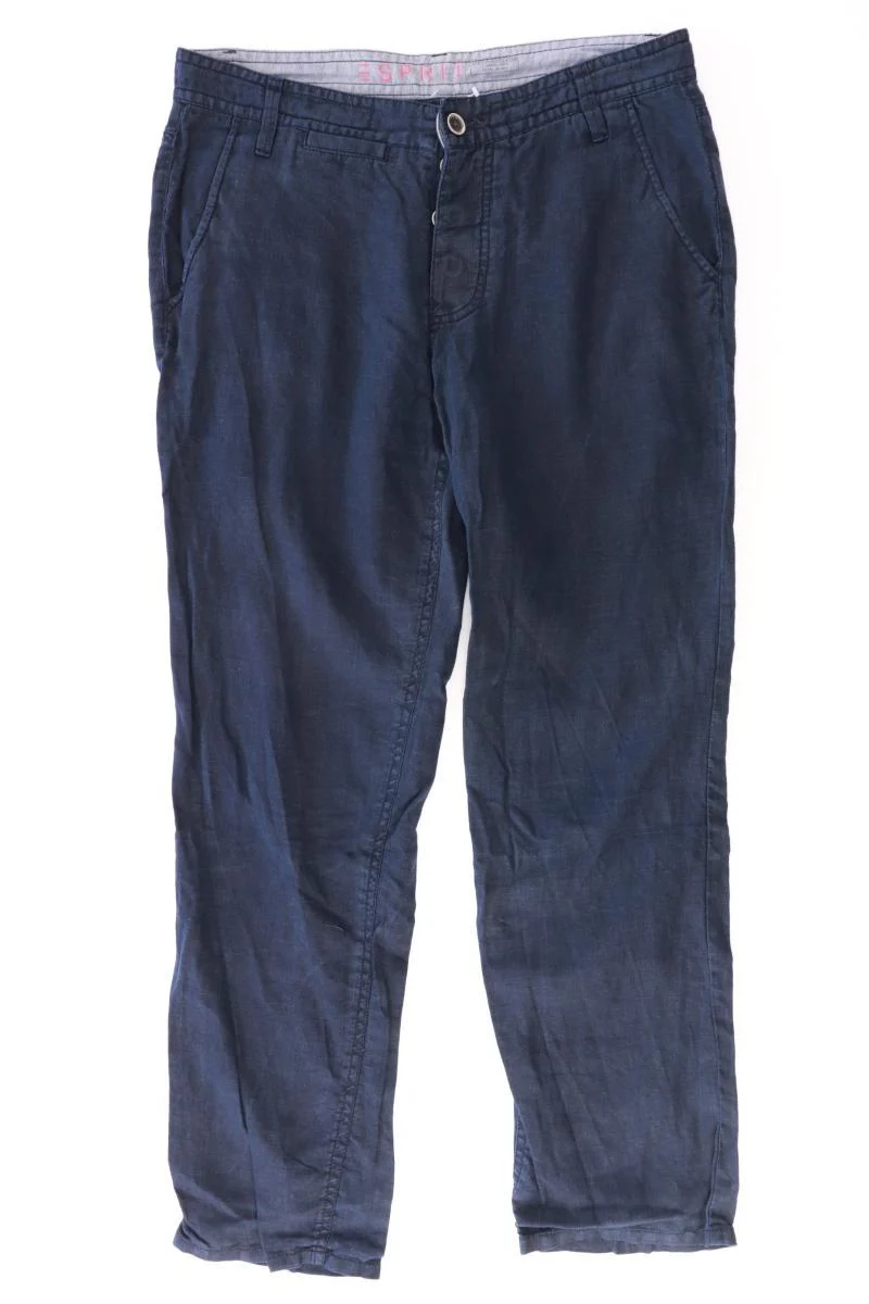 Esprit Stoffhose für Herren Gr. W32/L32 blau aus Baumwolle