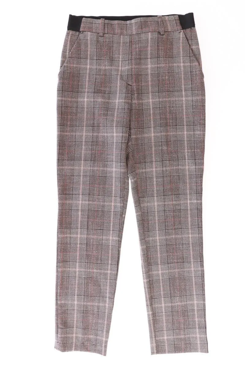 H&M Hose Gr. 36 kariert braun aus Polyester