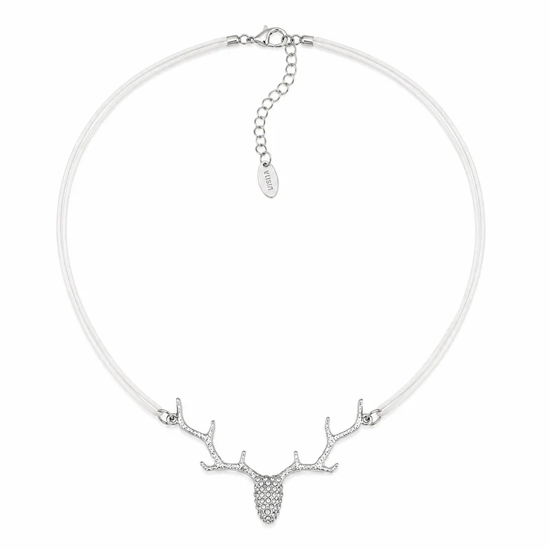 LUISIA® Halskette "Nicola" mit Kristallen von Swarovski® | Weiß