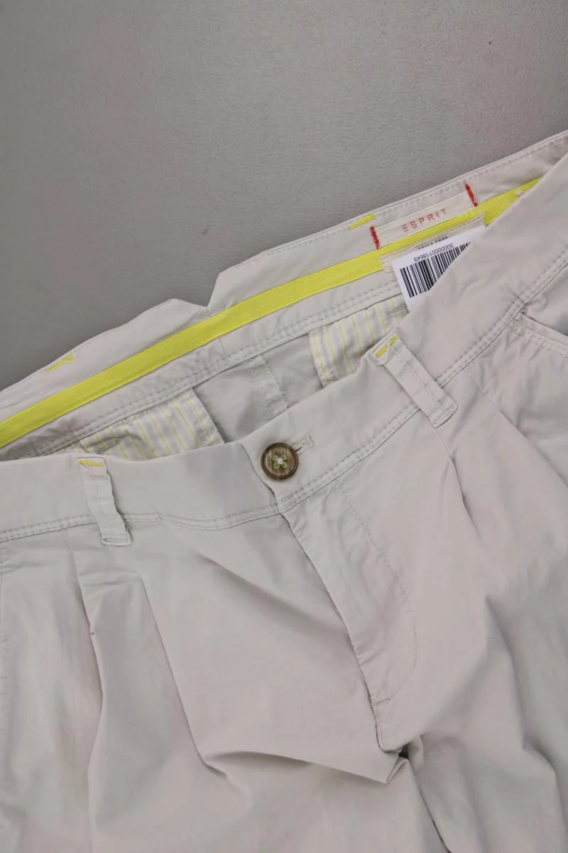 Esprit Chinohose Gr. 38 creme aus Baumwolle
