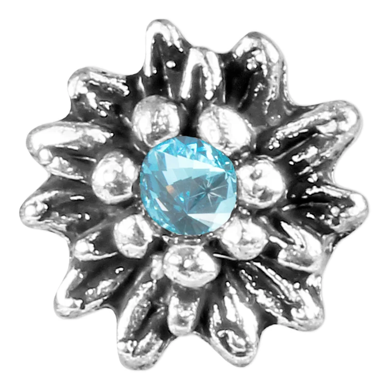 LUISIA® Edelweiß Ohrringe Marla mit Premium Kristallen - Aquablau