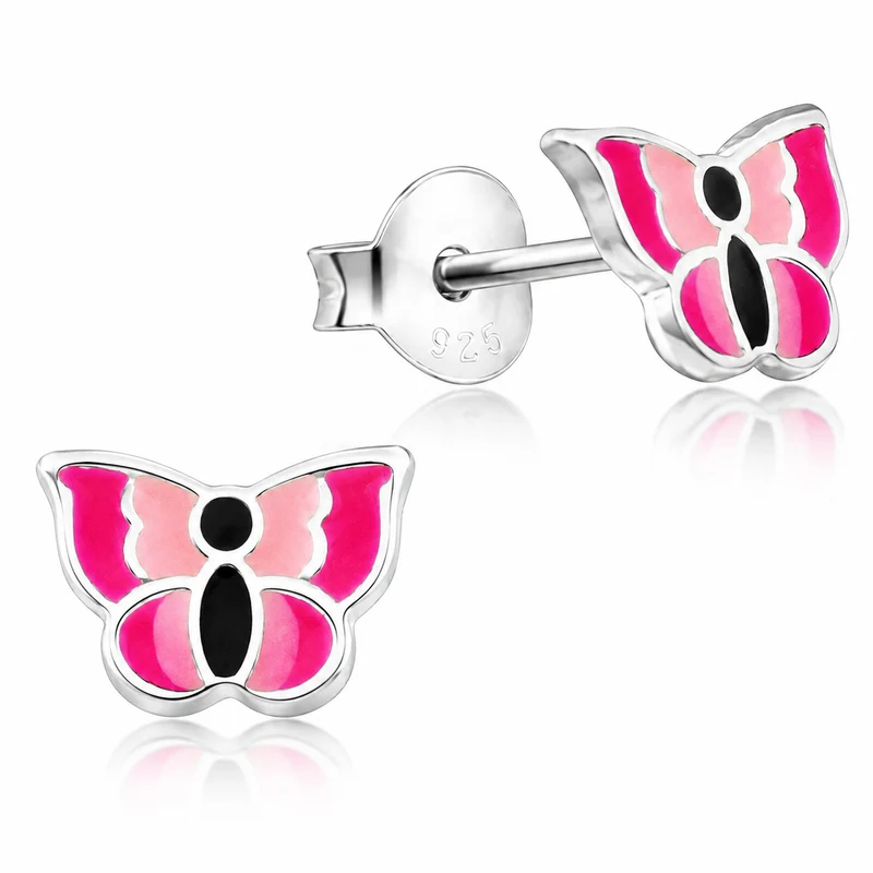 LUISIA® Ohrstecker "Schmetterling" E-15470-2 | Pink Rosa