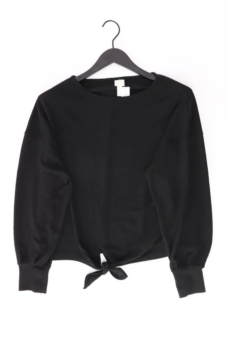 H&M Langarmshirt Gr. S schwarz aus Polyester