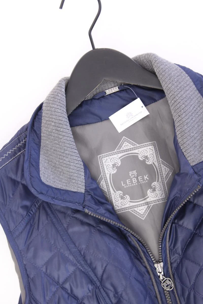 LEBEK Barbara Lebek Steppweste Gr. 44 blau aus Polyester