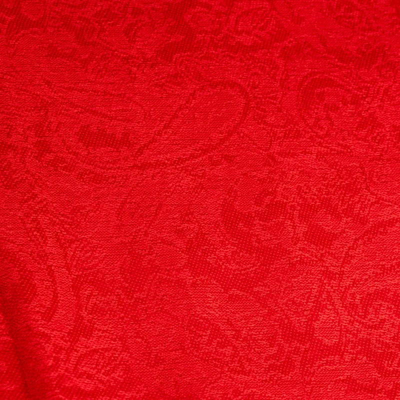 Halstuch aus Viscose - Stola Schal 185 x 70 cm | Rot