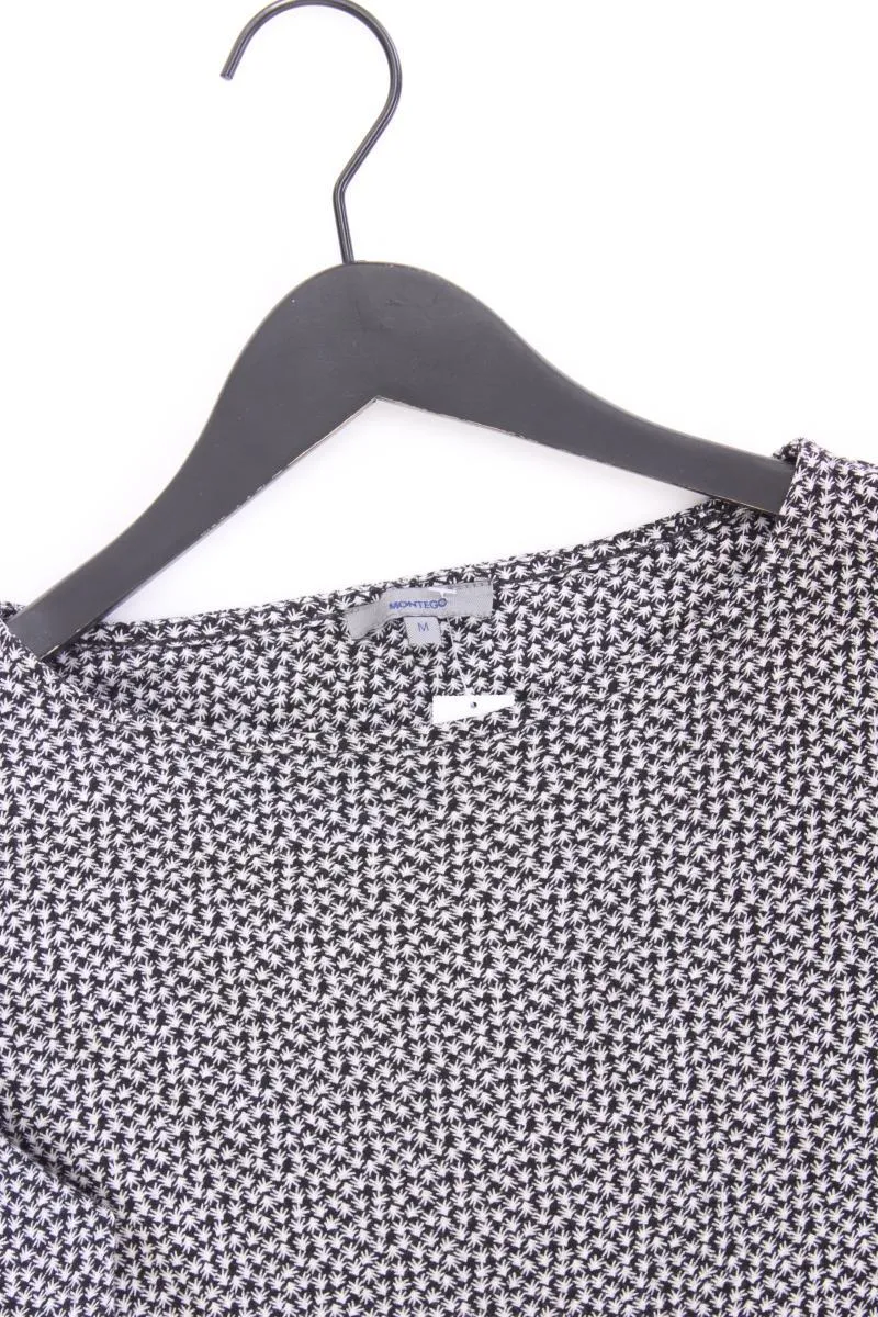 Montego Longsleeve-Shirt Gr. M Langarm schwarz aus Baumwolle