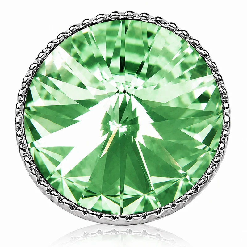 LUISIA® Solitär Ohrstecker "Joy" mit Kristallen von Swarovski® | Chrysolite