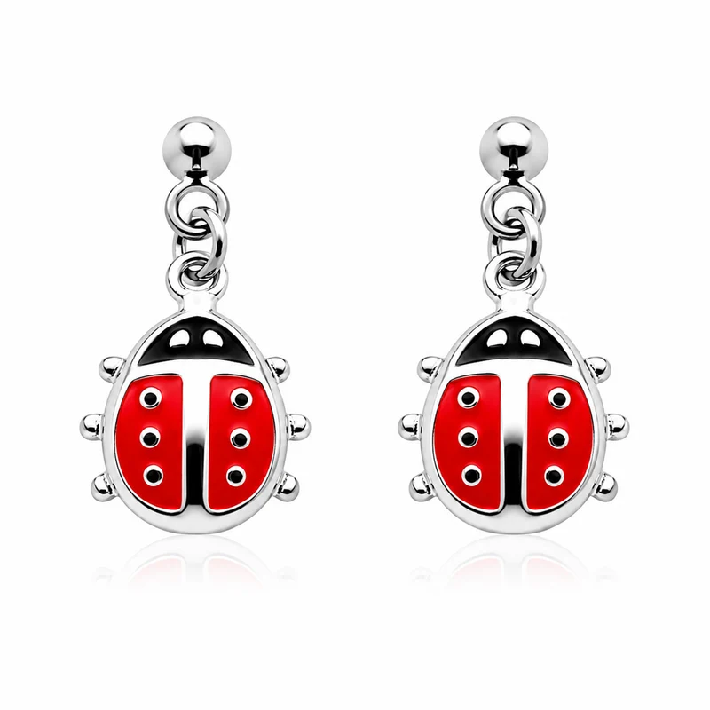 LUISIA Ohrhänger Marienkäfer - 925 Sterling Silber
