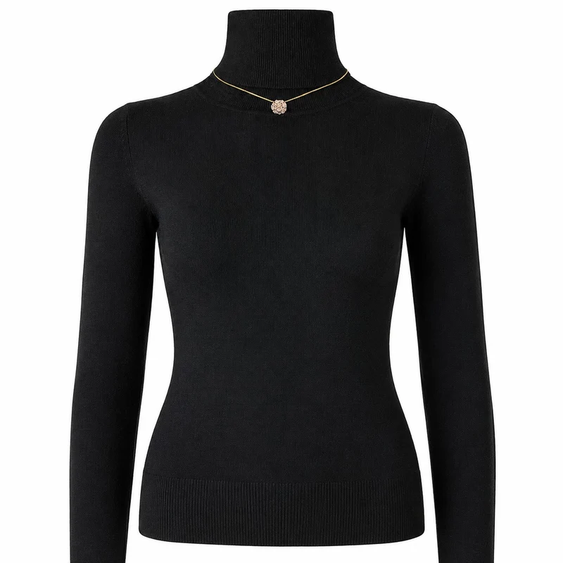 LUISIA® Halskette "Mia" mit Blüten Kugel - 16 Karat vergoldet | Altrosa