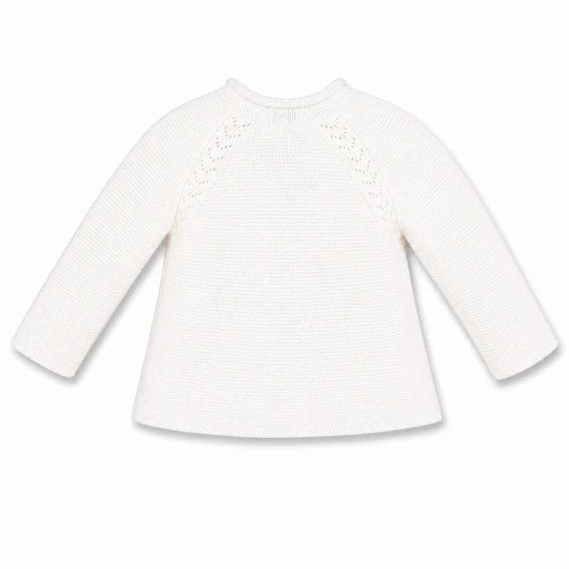 BONDI Baby Mädchen Strickjacke A-Form 86593 | Offwhite