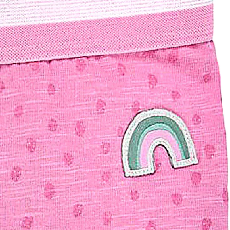 BONDI Baby Mädchen Capri Hose Leggings "Be Happy" 86890 | Pink