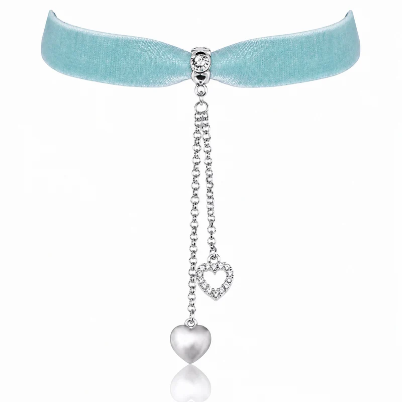 LUISIA® Kropfband "Mattea" mit Kristallen von Swarovski® | Hellblau