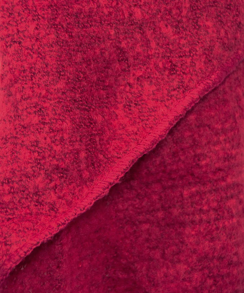 Kuscheliger Winter Schal "Eliana" 250 x 63 cm | Dunkelrot