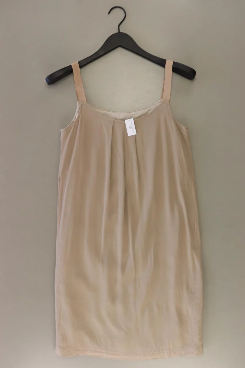 Marc Aurel Trägerkleid Gr. 34 creme aus Viskose