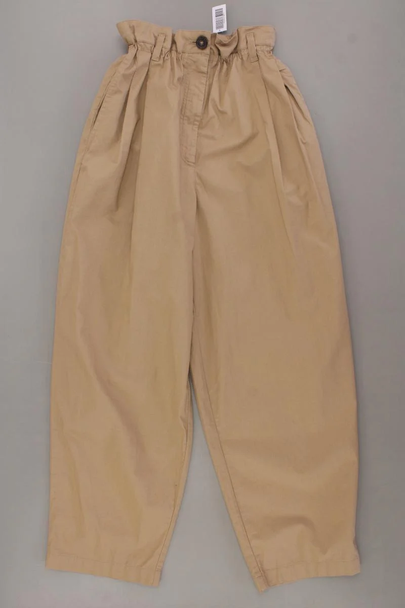 Marc O'Polo Paperbag Hose Gr. 32 braun aus Baumwolle