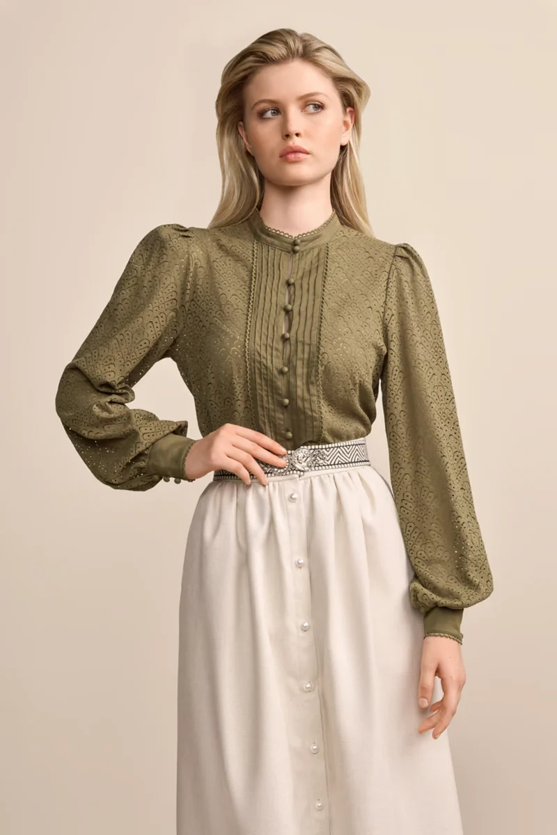 Bluse MARTHE % - Krüger Collection - 286068-000-0057 - Trachtenbluse