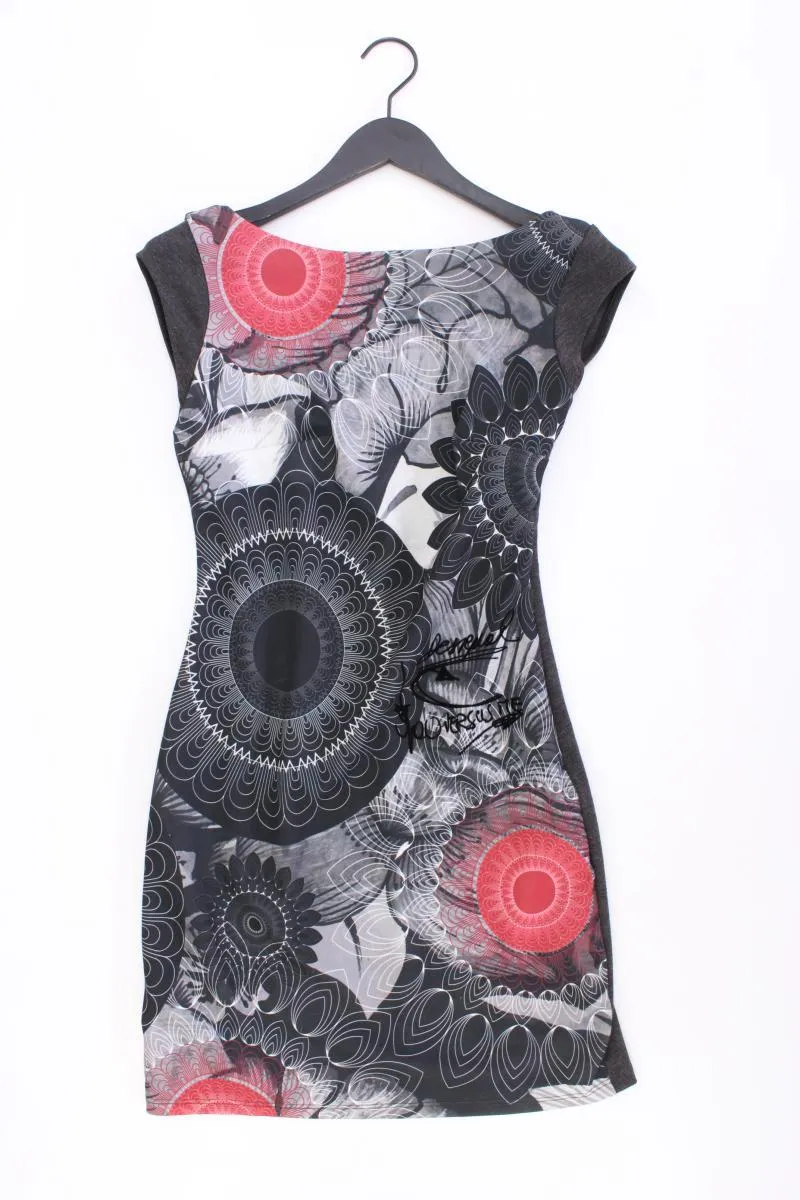 Desigual Etuikleid Gr. S Kurzarm grau