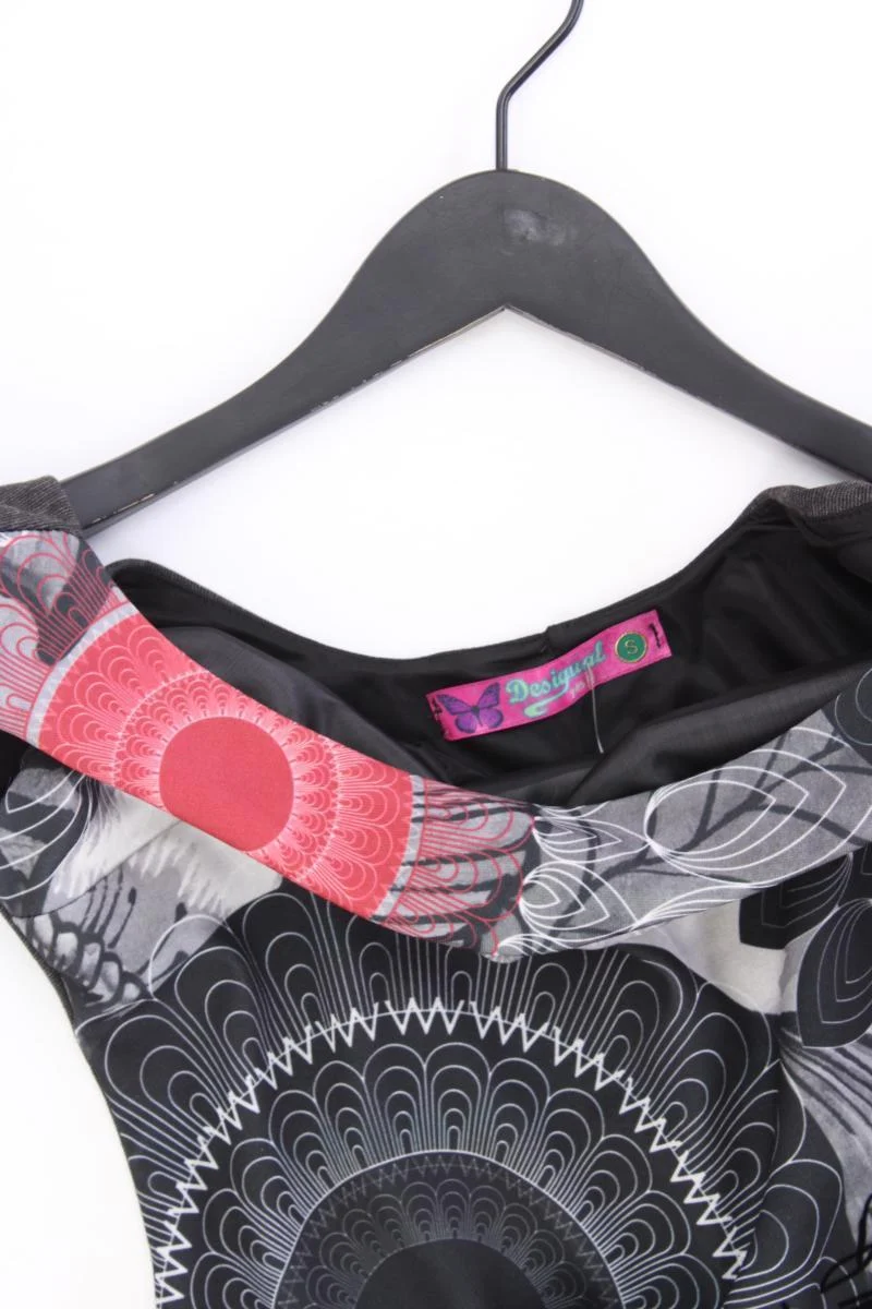 Desigual Etuikleid Gr. S Kurzarm grau
