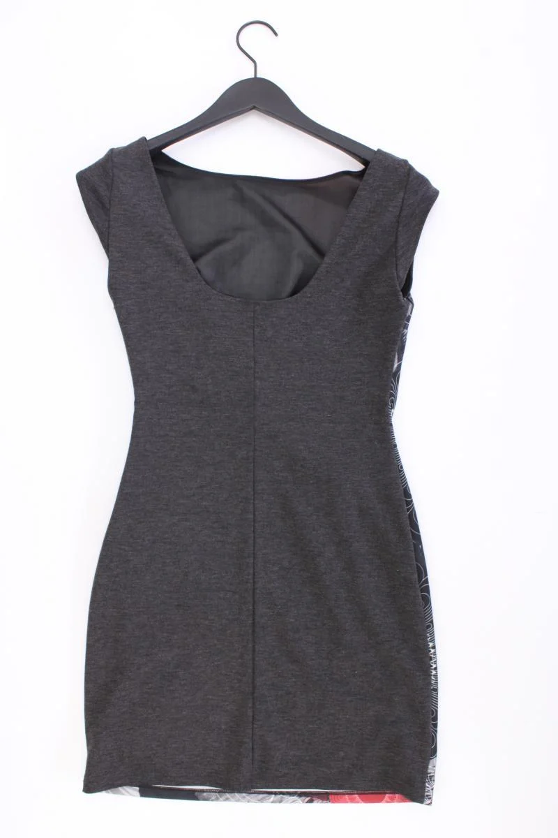 Desigual Etuikleid Gr. S Kurzarm grau