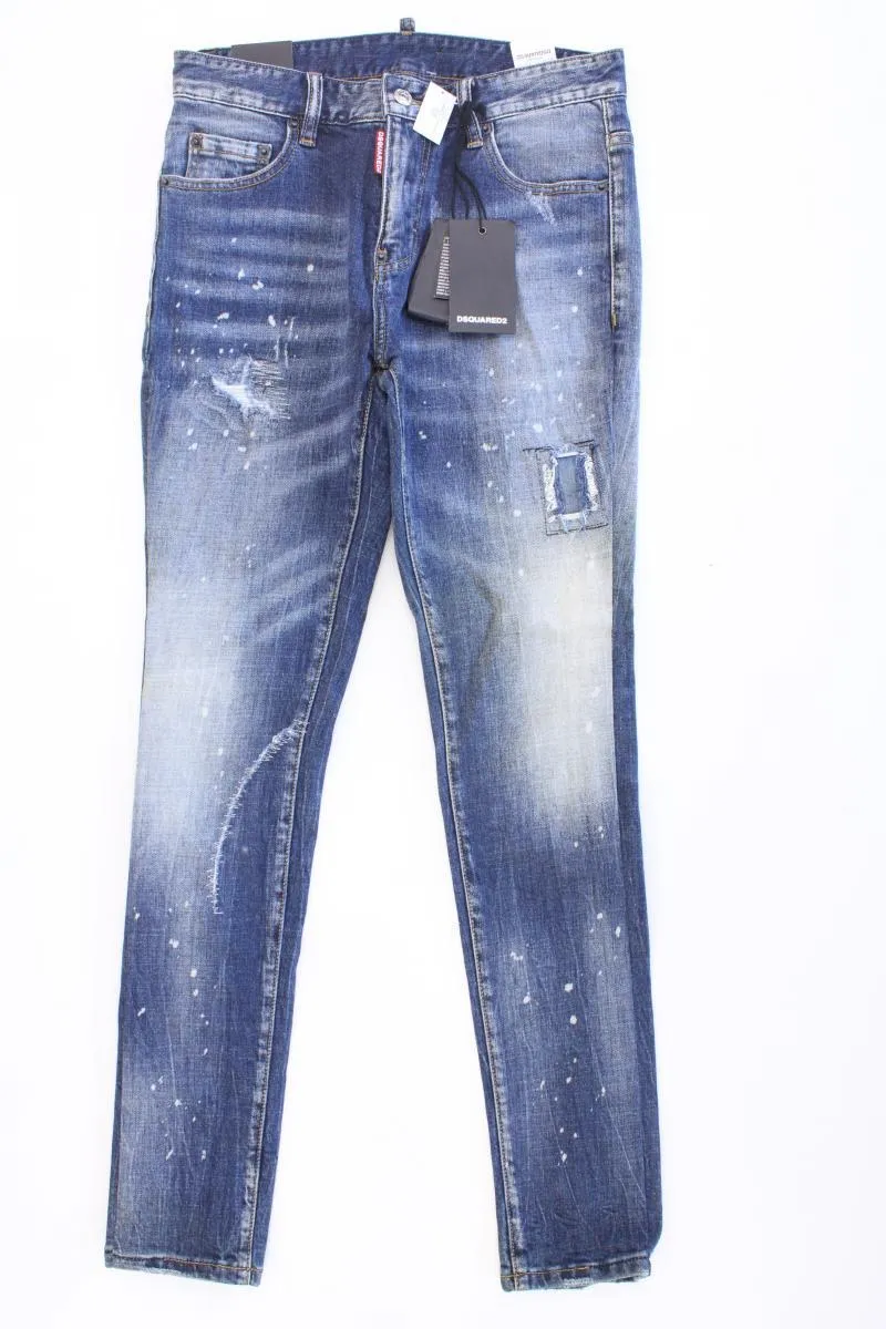 Dsquared2 Skinny Jeans für Herren Gr. W30 neu mit Etikett blau aus Baumwolle
